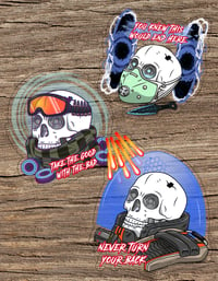 Image 3 of Apex Skull Stickers (Individual)