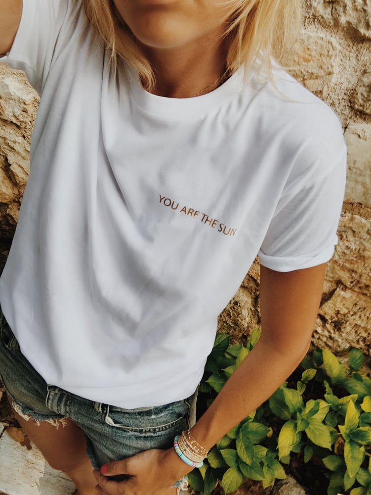 Image of Tee Shirt YOU ARE THE SUN â˜€ï¸� 