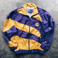 Image 1 of Original 90’s Pro Player Los Angeles Lakers Windbreaker Jacket.