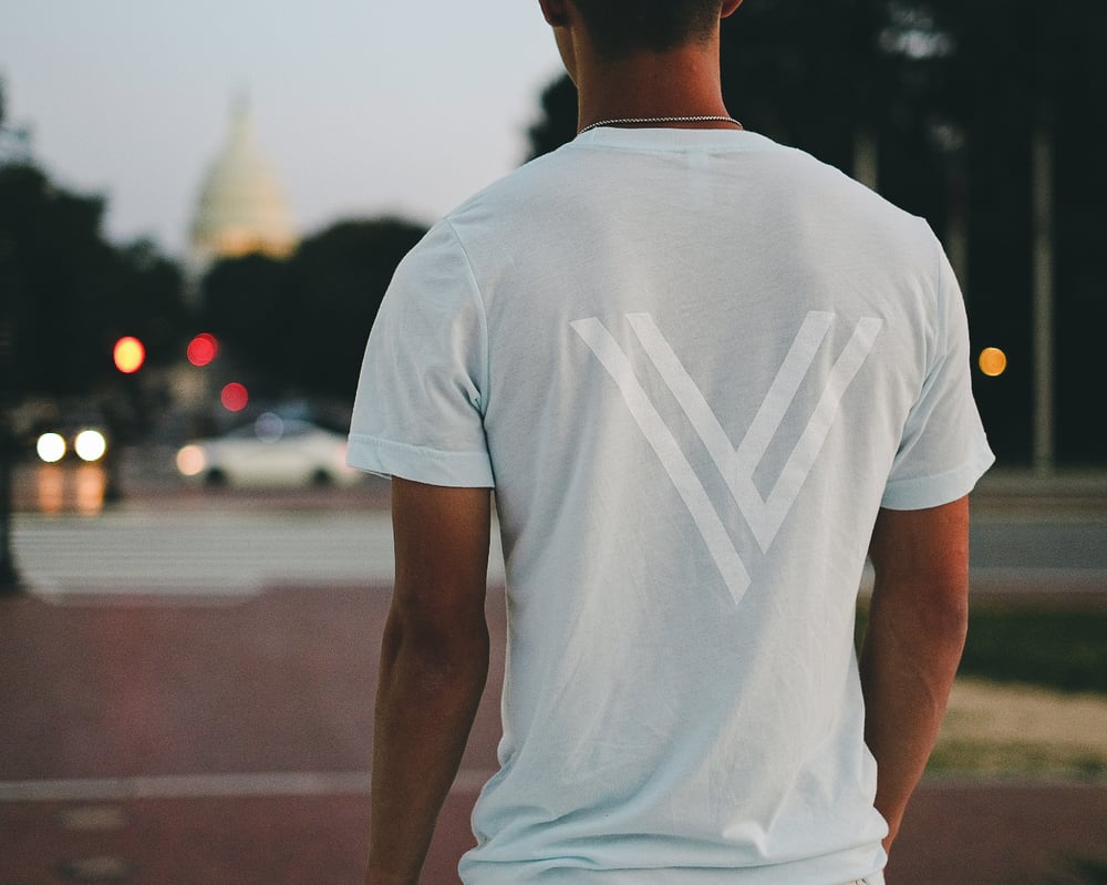 Image of LIGHT BLUE VISION TEE