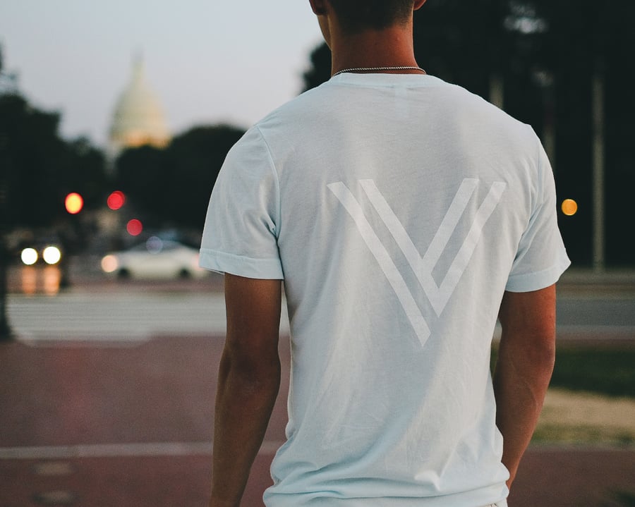 Image of LIGHT BLUE VISION TEE