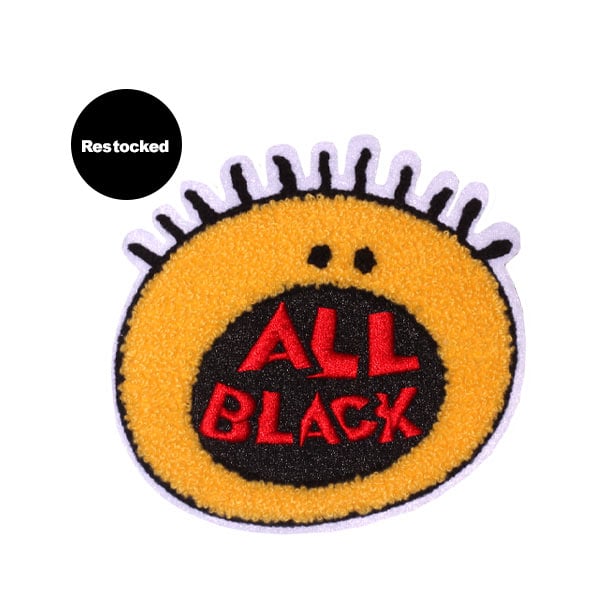 Image of All Black Chenille Patch