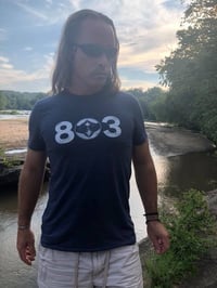 Image 1 of UNISEX 803 AREA CODE tSHIRT 