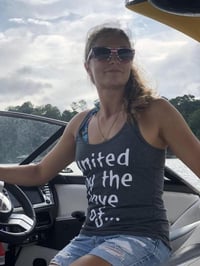 Image 1 of WOMEN'S MOTTO RACERBACK TANK