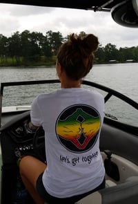 Image 1 of UNISEX "LET'S GET TOGETHER"  RASTA LOGO tSHIRT