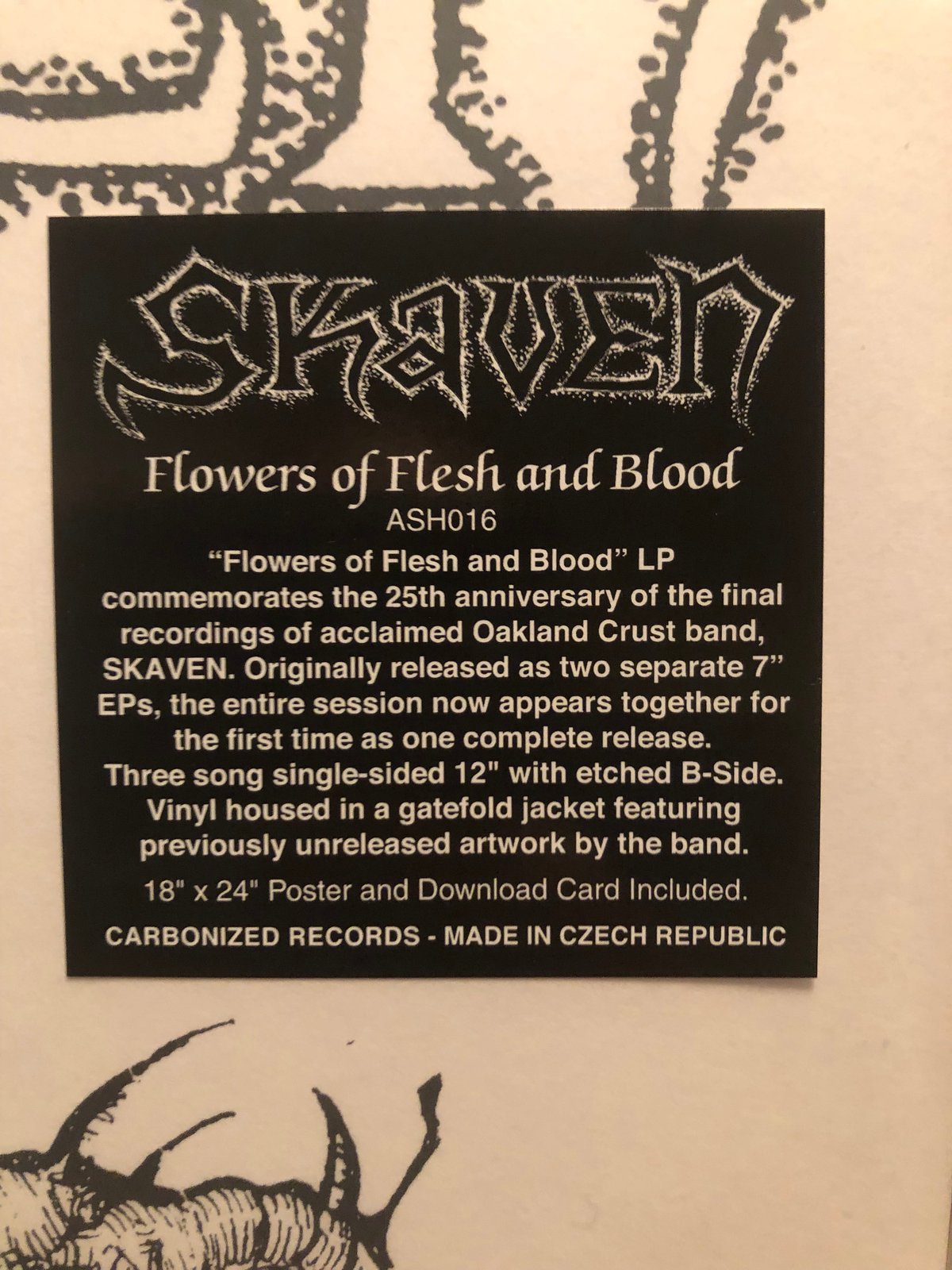 Image of Skaven - "Flowers Of Flesh And Blood" 12" (Silver)