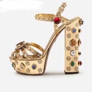 Image of Rhinestone Platform Chunky Heel Sandals PRE-ORDER ONLY!