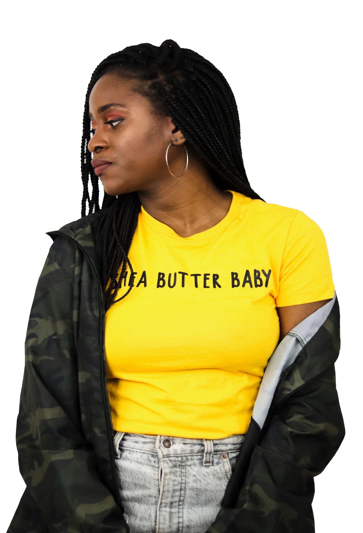 Image of Millennials Finest Shea Butter Baby Ladies T-Shirt