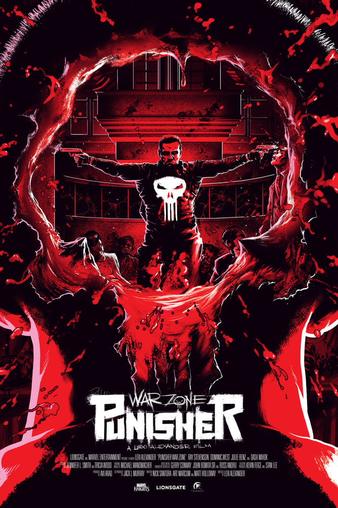 Image of Punisher War Zone - Screen Print Poster