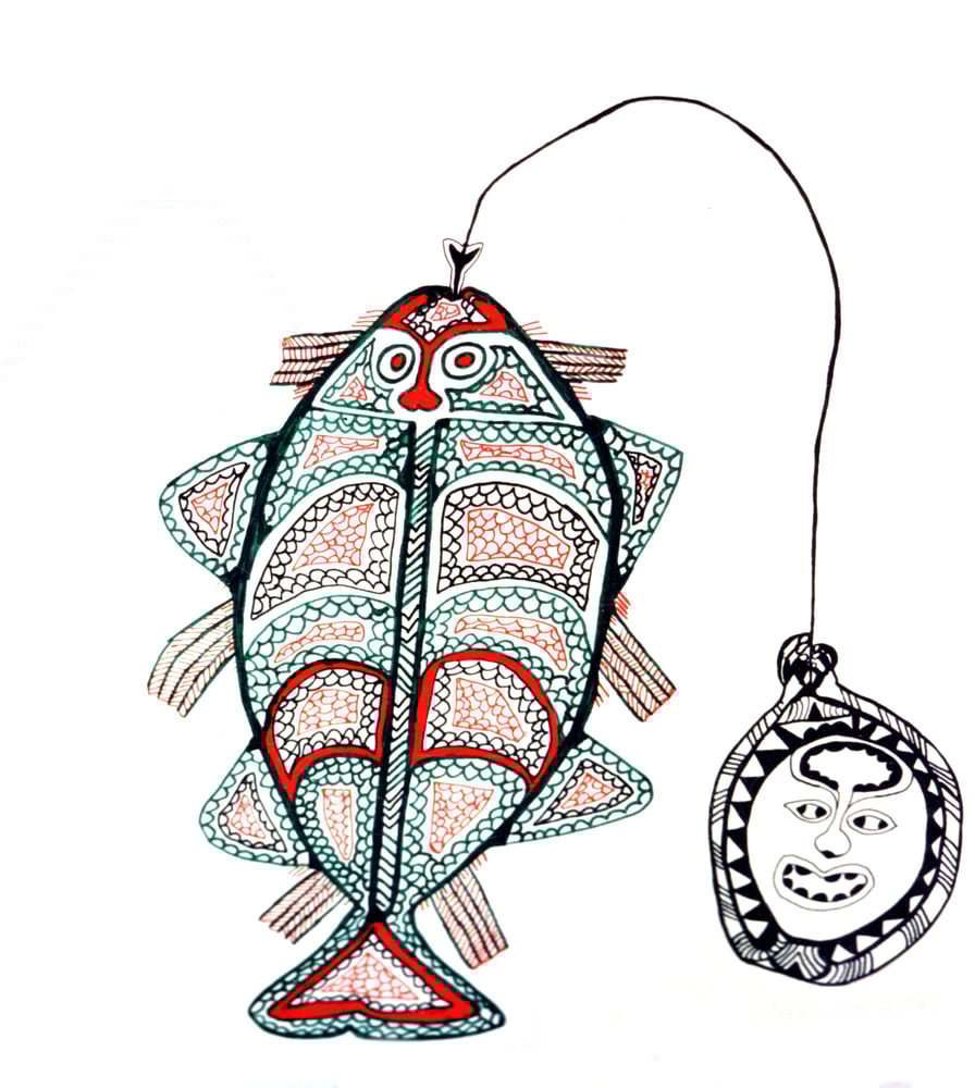 Image of Ocean Fishing - Pencil-signed numbered limited edition poster