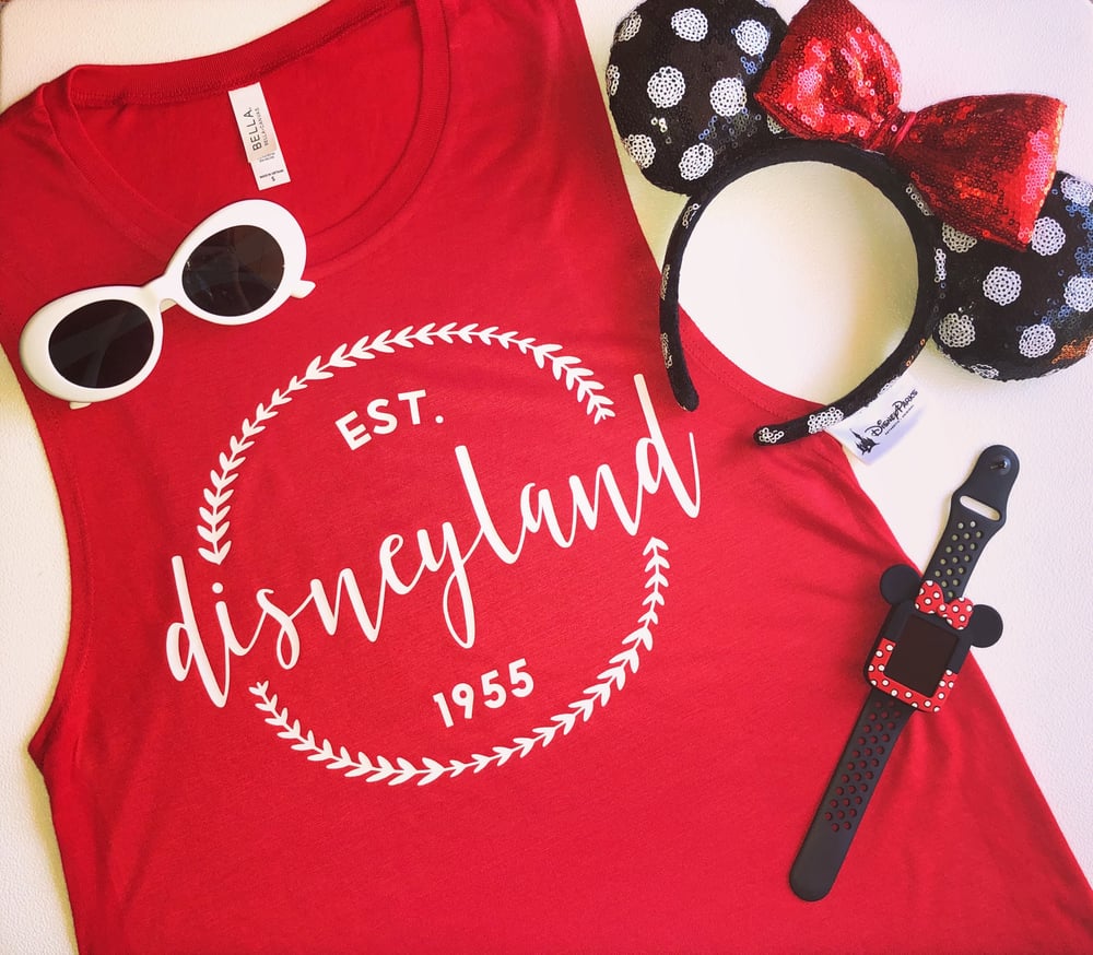 Image of Preppy Disneyland Muscle Tank