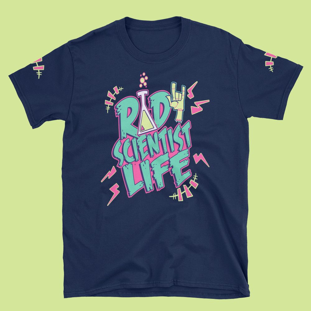 Image of RAD SCIENTIST LIFE NAVY TEE