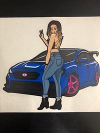 Image 3 of @chelsterzzz + WRX (Diecut Decal)