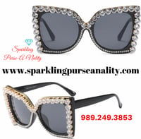 Image 1 of "Sparkling" Bling Bling Sunglasses