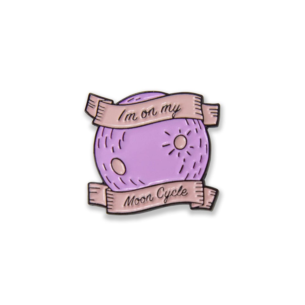 Image of Moon Cycle Enamel Pin