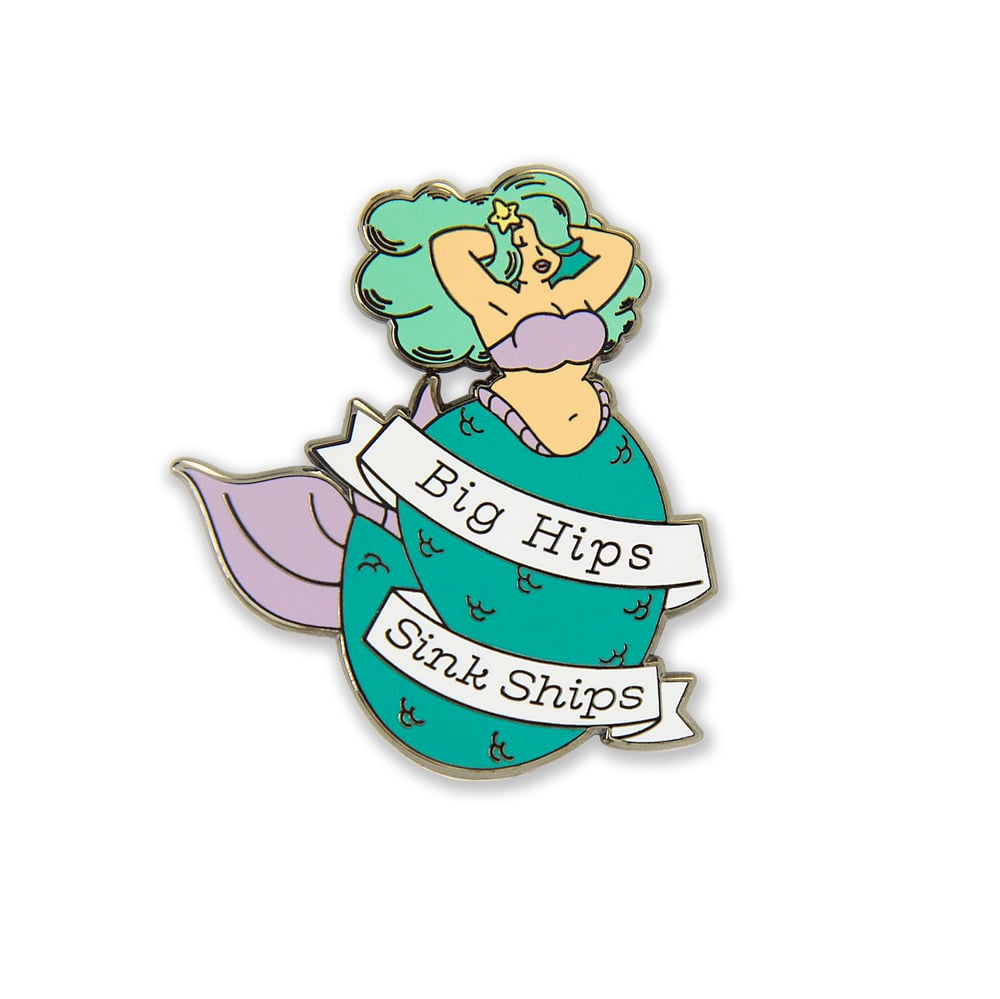 Image of Chonky Mermaid Enamel Pin