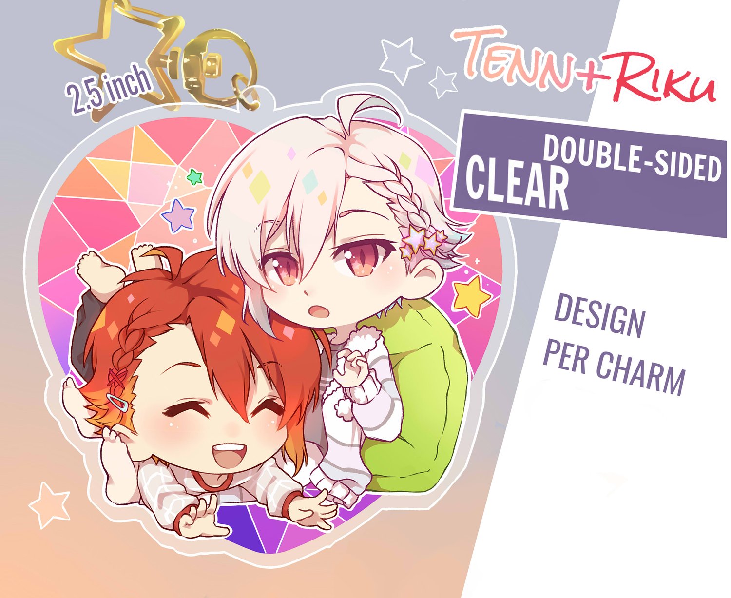Image of IDOLISH7: Tenn & Riku PJ Charm