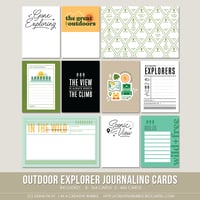 Image 1 of Outdoor Explorer Journaling Cards (Digital)