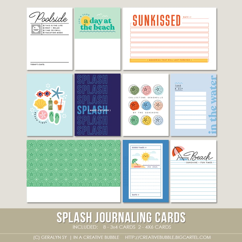 Image of Splash Journaling Cards (Digital)