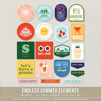 Image 1 of Endless Summer Elements (Digital)