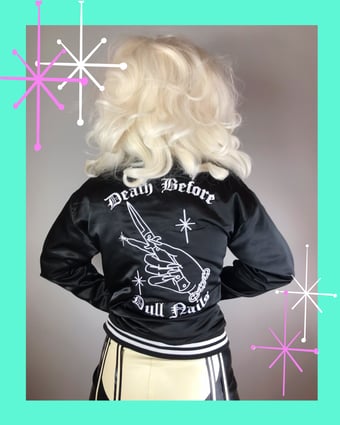 Image of Black Unisex Bomber