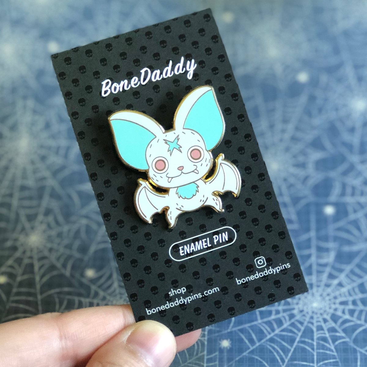 Image of Baby Bat Enamel Pin