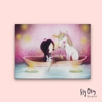 'He Loves Me, He Loves Me Not' Canvas Print