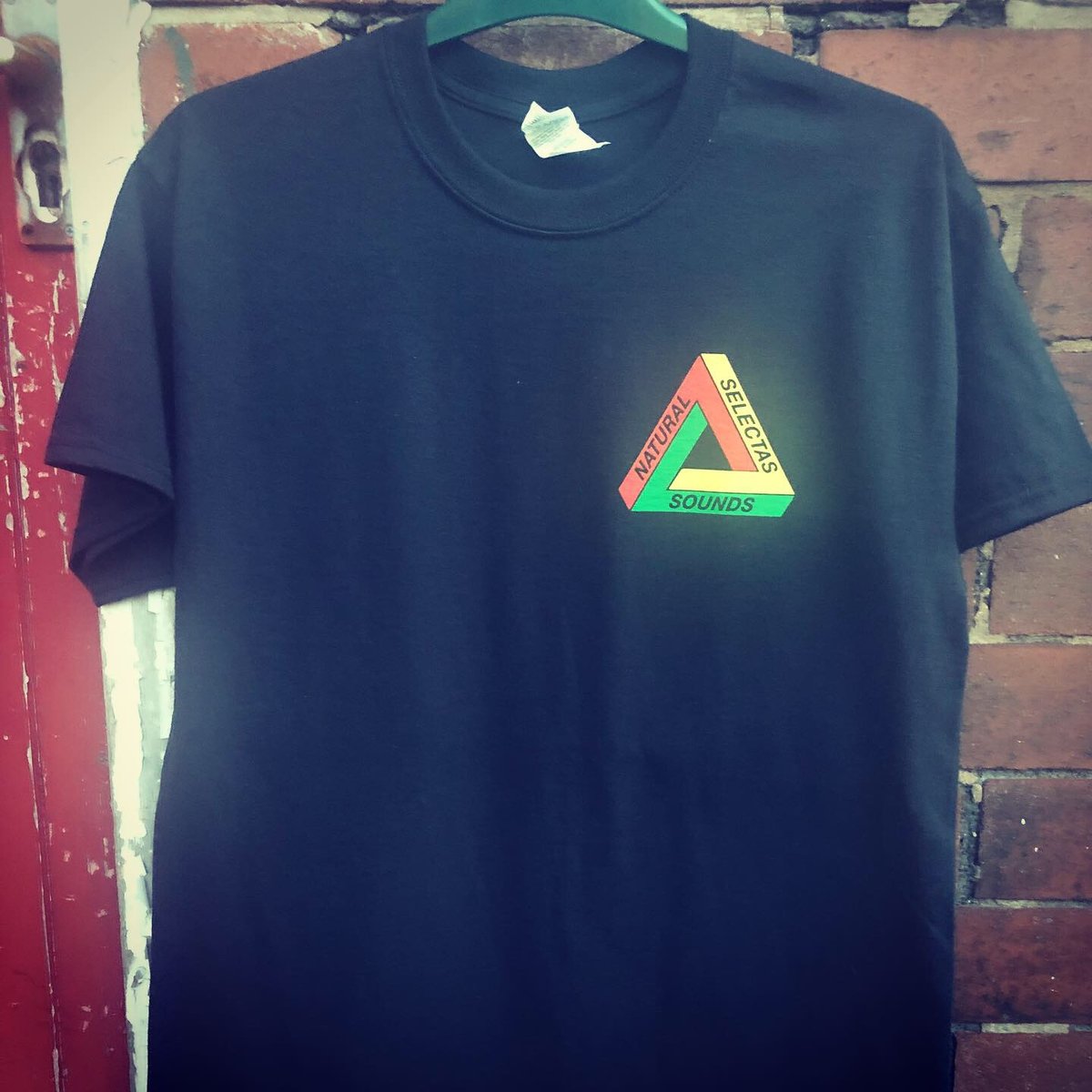 Image of Natural Selectas 'Rasta Triangle' T-Shirt
