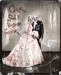 Souls Bonded Forever Antique Horror