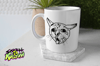 Ugly Coughing Cat Meme Mug