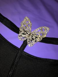 Image 3 of Butterfly bling thong (PRE ORDER) 