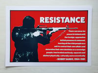 Resistance A3 print with Bobby Sands quote. 