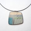 Elements Range - Mere Porcelain Ceramic Necklace (Squared)