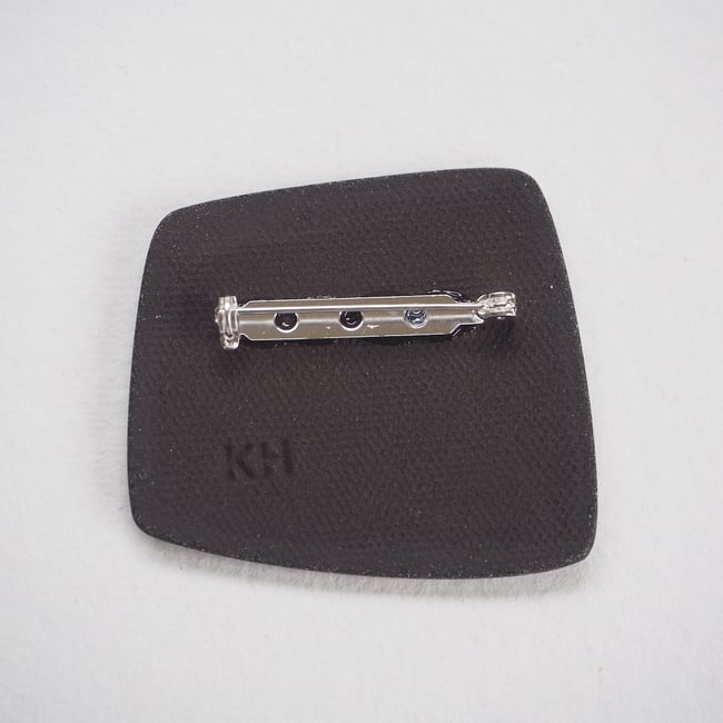 Contemporary Porcelain Nature Inspired Brooch - Seed Heads (Rounded)