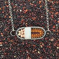 Image 2 of Oval Pendant with Stones