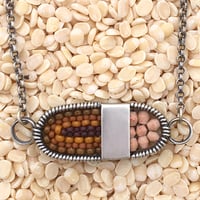 Image 1 of Oval Pendant with Stones