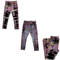 BLACK MULTICOLOR DENIM 