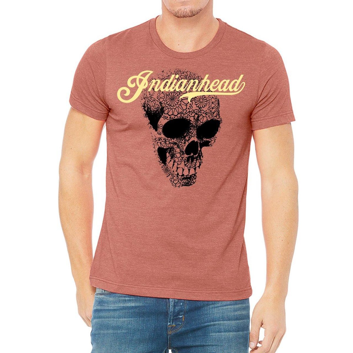Image of Indianhead heather red T-shirt