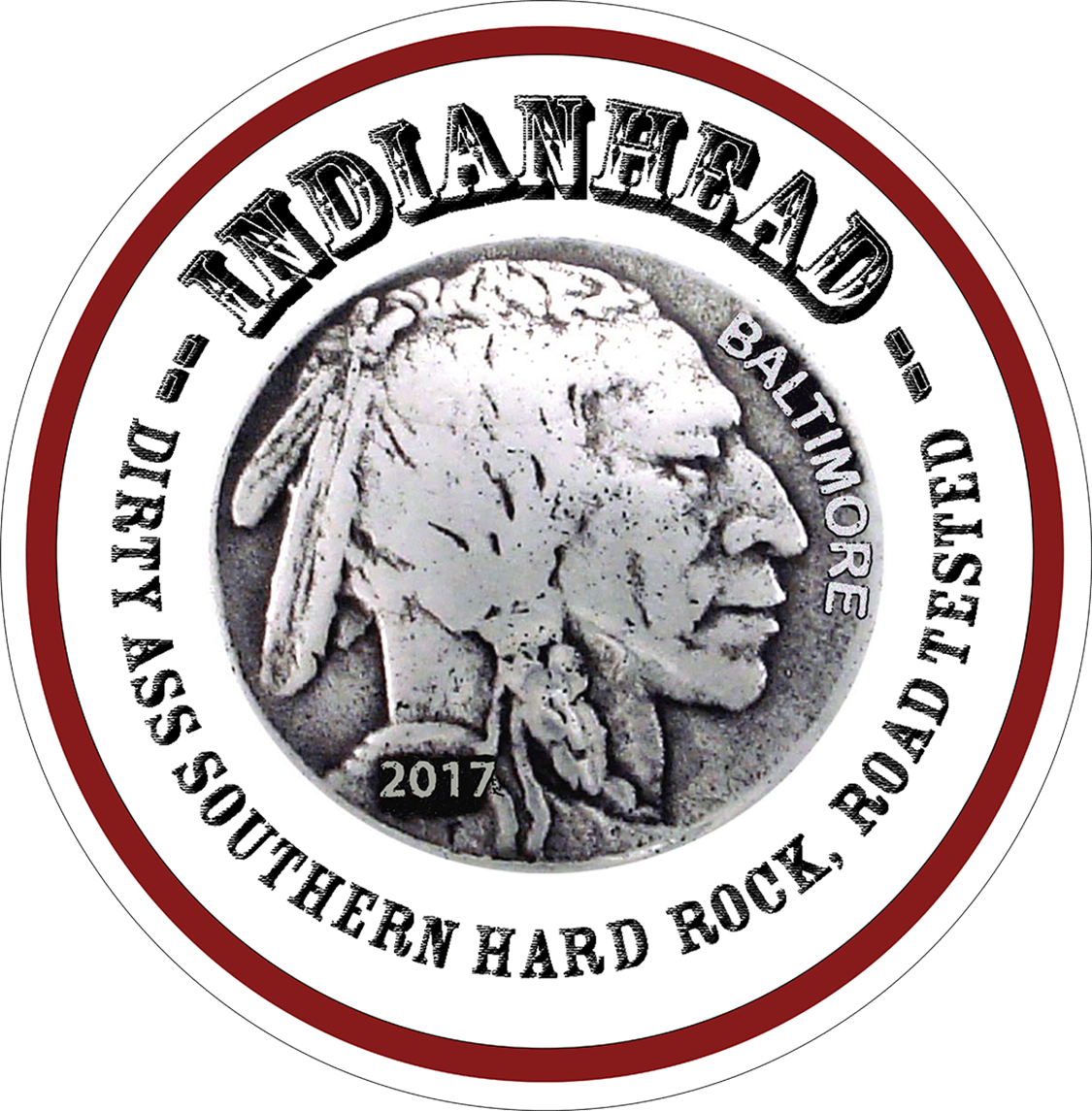 Image of Indianhead Sticker - .01 cent with any purchases