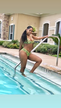 Image 2 of Lime Safari Swim Suit