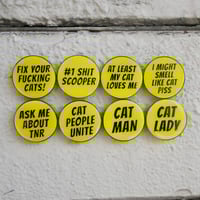Image 3 of Cat Man Message Pins
