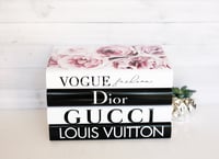 Designer-inspired, Hardcover Fashion Books (set V)