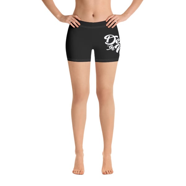 "DBN" Women's Biker Shorts - BLACK