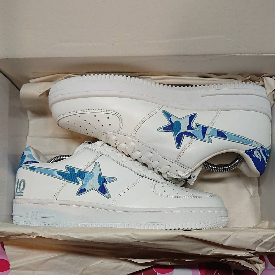 bapesta blue camo