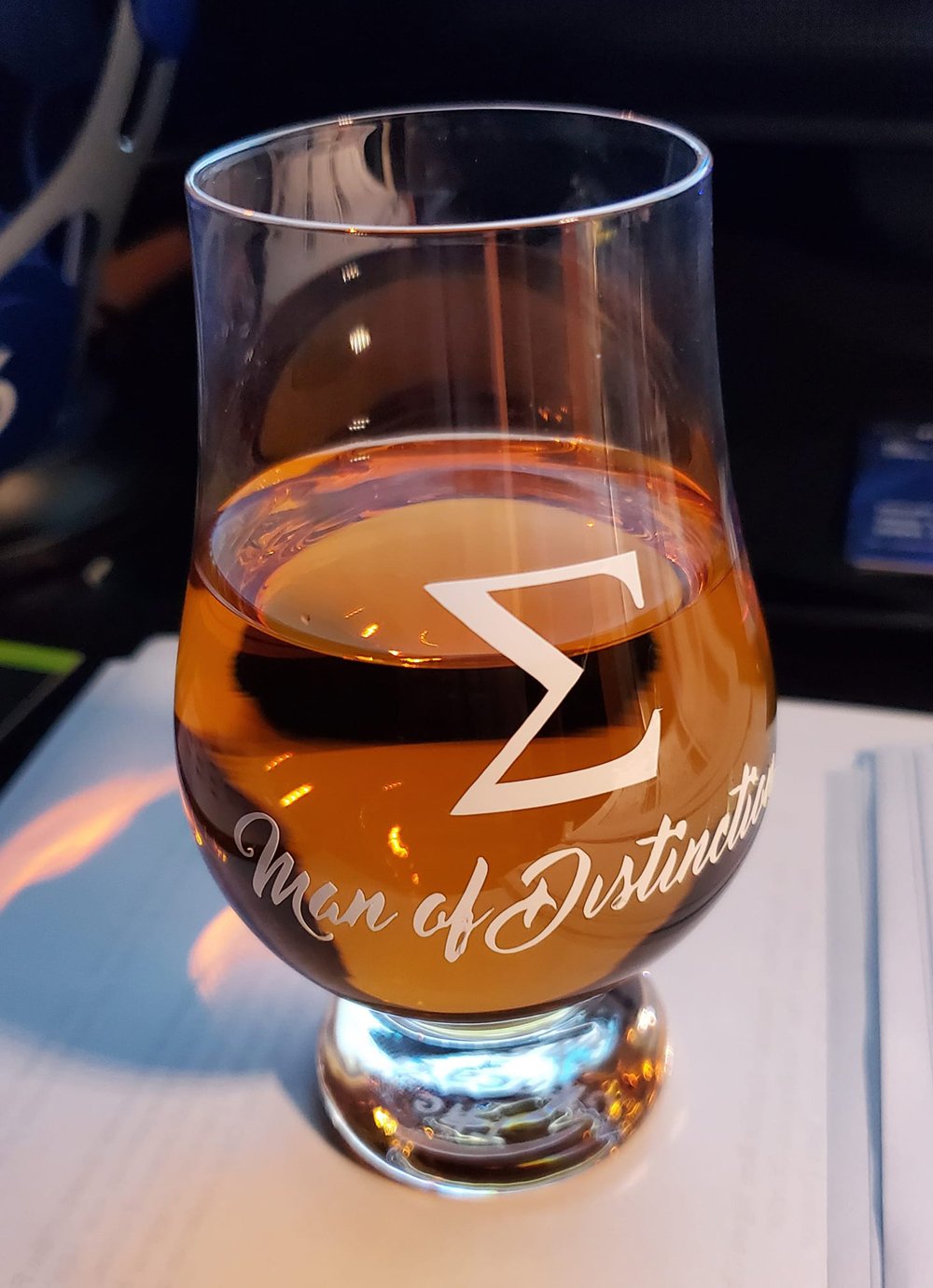 Sigma Man of Distinction - Glencairn Whisky Glass