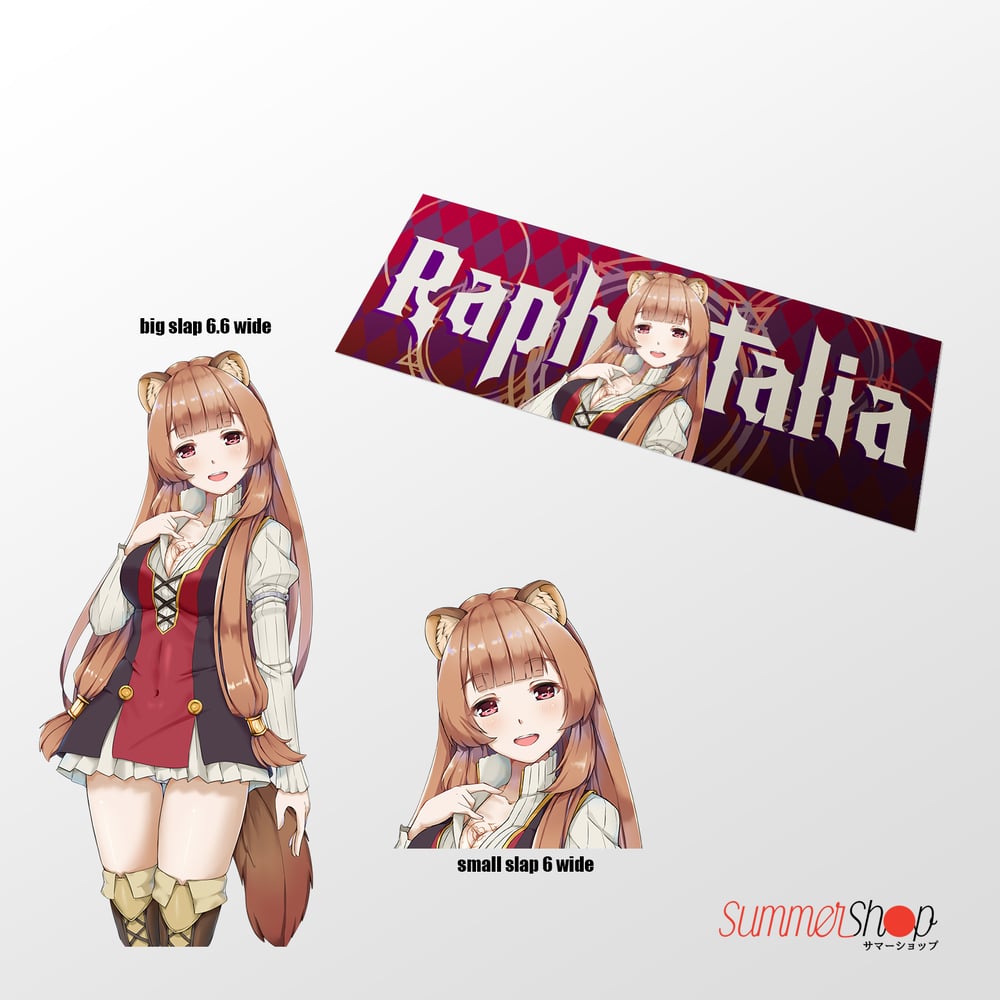 Raphtalia v2 slap and diecut | summer shop