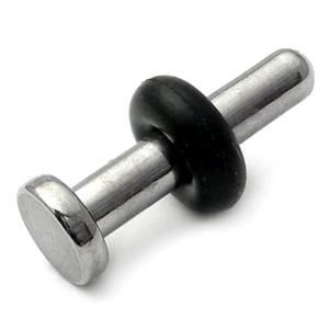 Image of Steel Bullet Septum Keeper Ear Plug Stretcher 1.6mm - 10mm