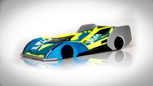 Image of PHAT BODIES 'ELECTRA' 1/12 LMP bodyshell
