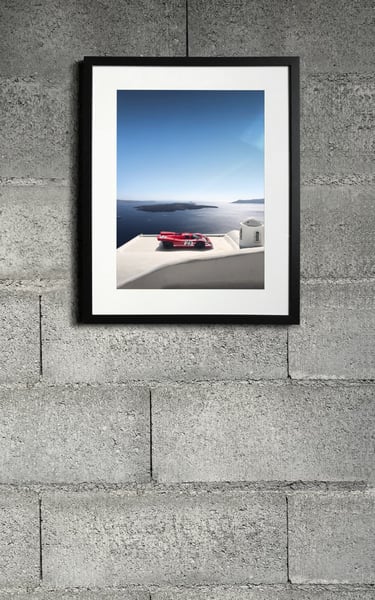 Image of Porsche 917 Santorini Print