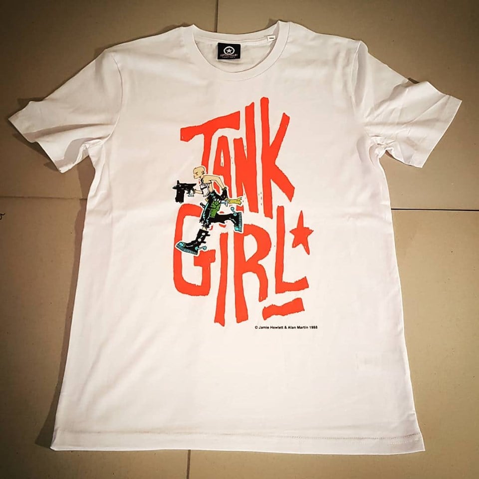 Image of The First Tank Girl T-Shirt (originally produced in 1988)